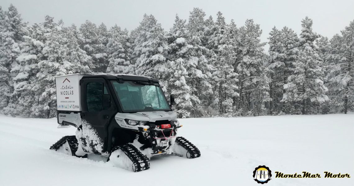 Montemar Motor Traxter en nieve