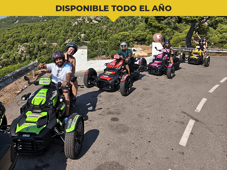Alquilar Ryker al Desierto de las Palmas | Actividades motor Castellón | Ruta en moto Benicassim ✅
