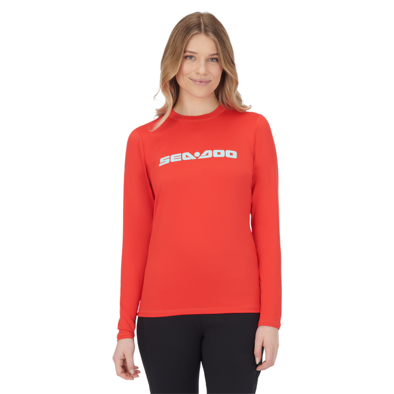 Camiseta Licra Signature Manga Corta para ella | Licra Sea-Doo Mujer ✅
