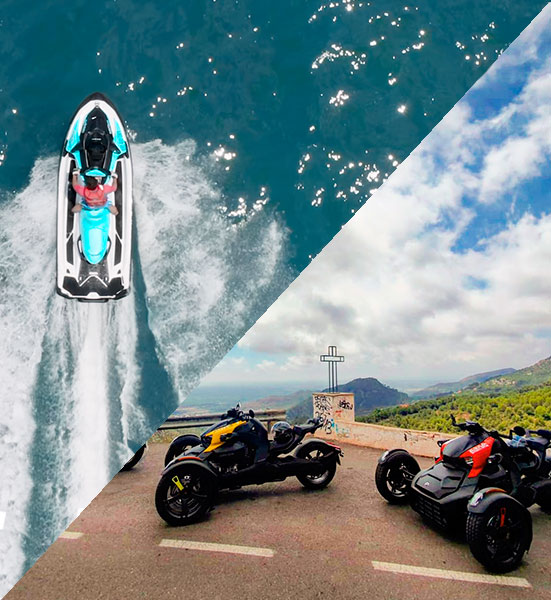 Pack moto de agua + Ryker