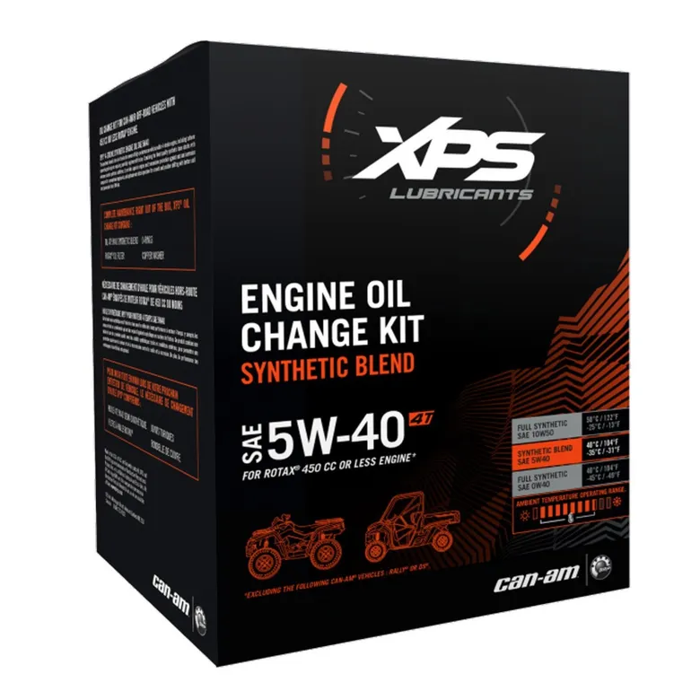 Kit cambio aceite 5W40 450 CC | mezcla sintético 5W-40
