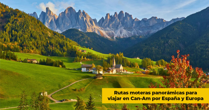 Rutas moteras panorámicas para viajar en Can-Am por España y Europa | Concesionario Can-Am España ✅