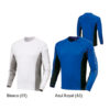 Camiseta Sea-Doo con protección solar | De licra azul o blanca | Licra Alto Rendimiento Manga Larga | Hombre