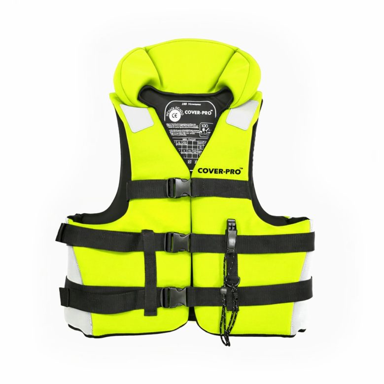 Chaleco homologado 100N Cover Pro | Chaleco salvavidas para moto de agua | 5 colores | Amarillo flúor | Montemar Motor ✅