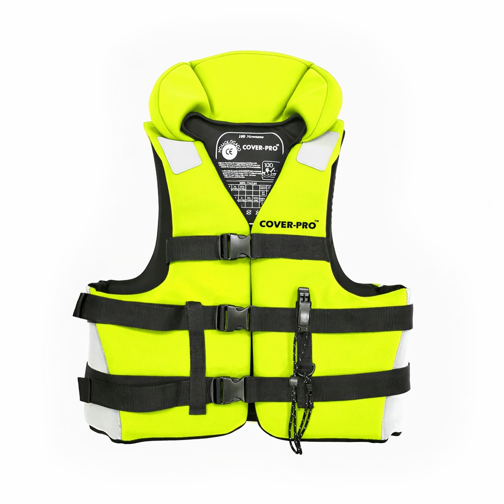 Chaleco homologado 100N Cover Pro | Chaleco salvavidas para moto de agua | 5 colores | Amarillo flúor | Montemar Motor ✅
