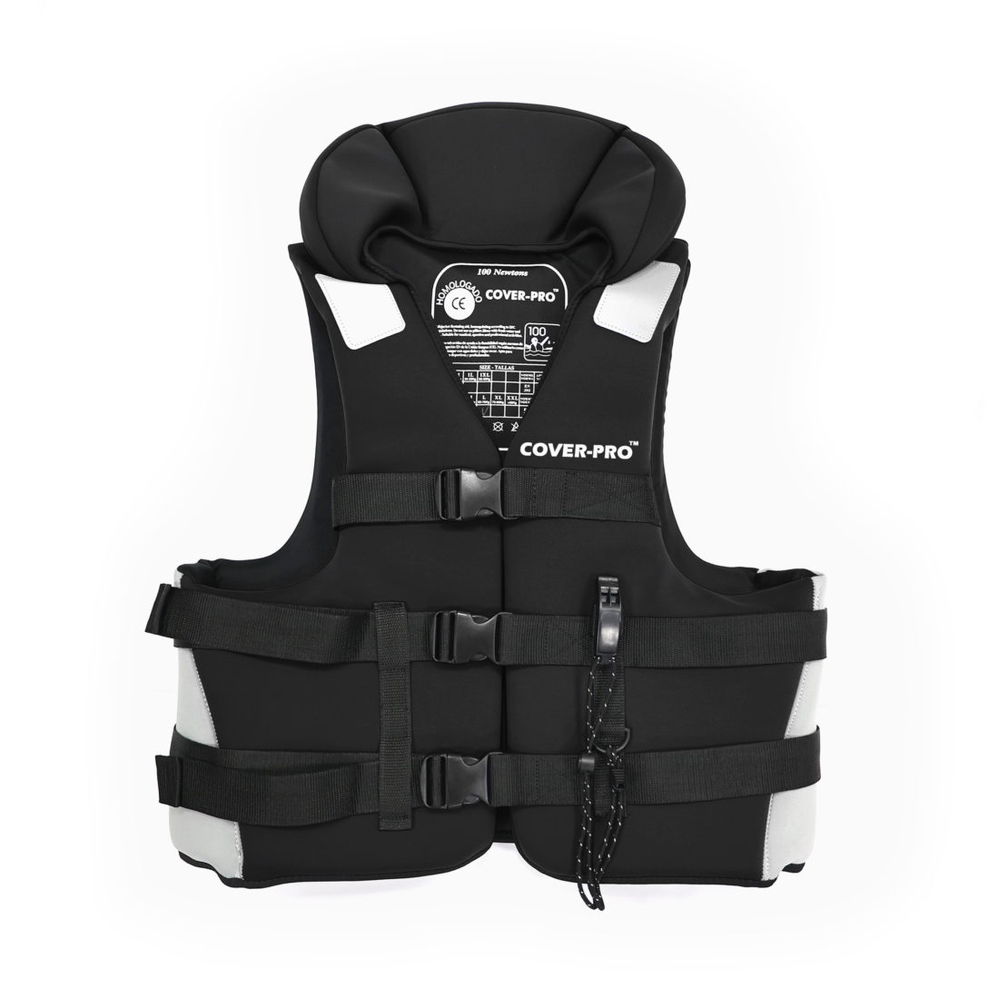 Chaleco homologado 100N Cover Pro | Chaleco salvavidas para moto de agua | 5 colores | Negro | Montemar Motor ✅
