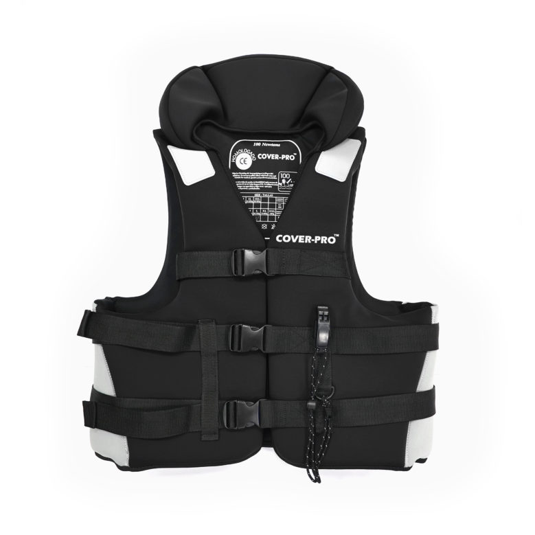 Chaleco homologado 100N Cover Pro | Chaleco salvavidas para moto de agua | 5 colores | Negro | Montemar Motor ✅