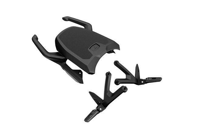 Kit asiento pasajero y estribos Can-Am Pulse | Transformar una unidad monoplaza en biplaza | Incluye asiento, asideros y estribos