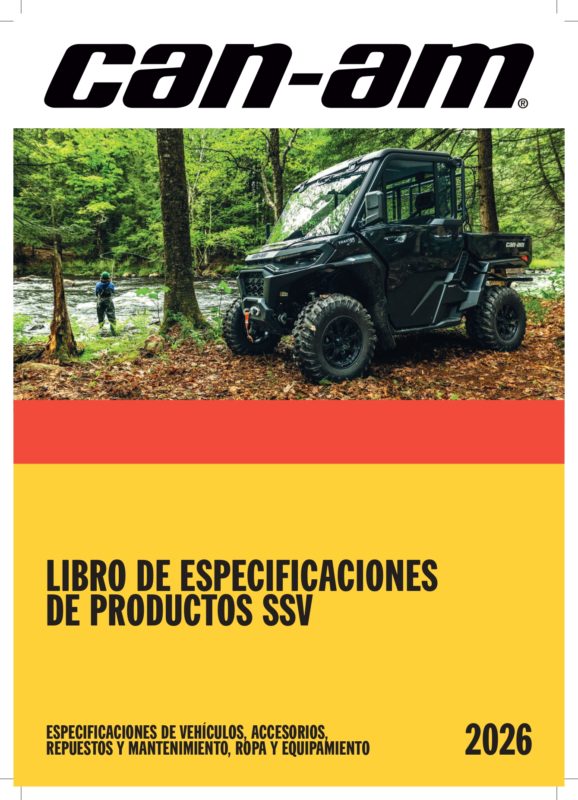 Catálogo Can Am Side-by-Side Buggy 2026 portada | Accesorios, equipamiento y mantenimiento Can Am 2026 ✅