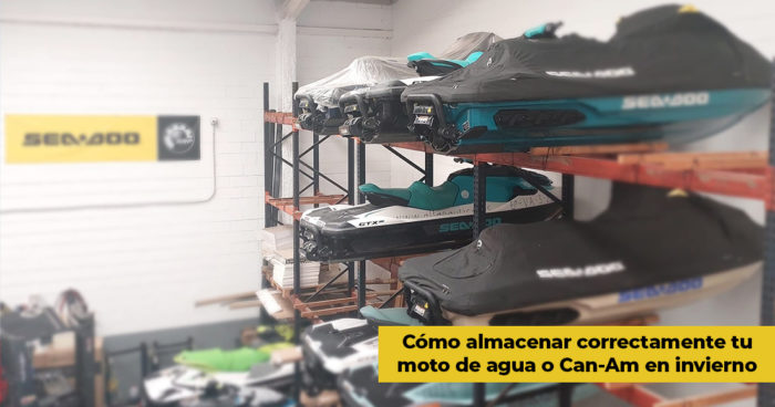 Cómo almacenar correctamente tu moto de agua o Can-Am en invierno ✅