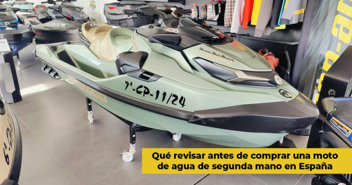 Qué revisar antes de comprar una moto de agua de segunda mano en España