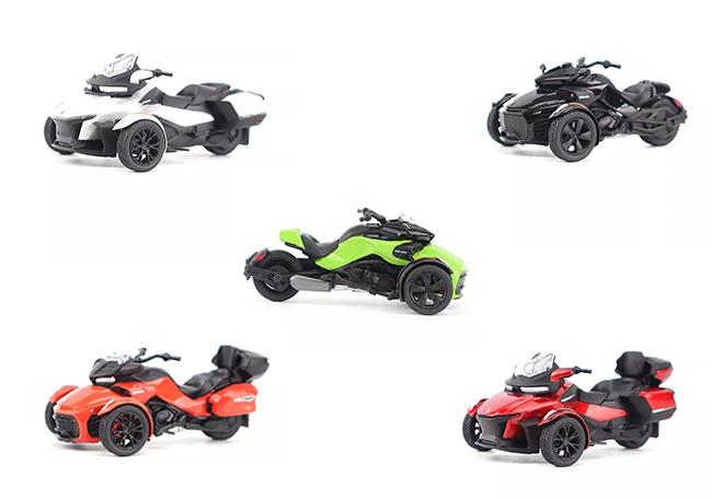 Moto Can-Am miniatura de colección | Maqueta miniatura 1:32 Can-Am Spyder