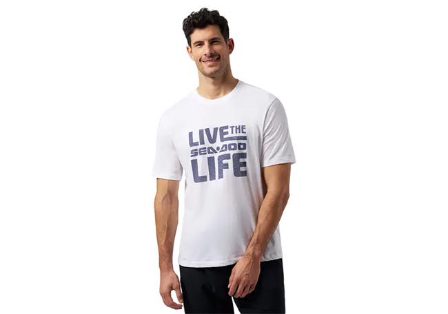 Camiseta Live The Sea‑Doo | Camiseta Sea Doo para hombre | Estilo informal