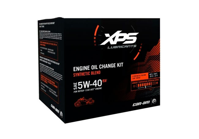 Kit de cambio de aceite sintético XPS 4T 5W-40. Kit cambio de aceite Can-Am Spyder 1330cc.