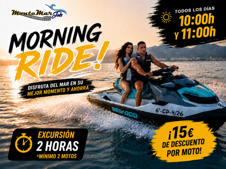 Sin titulación | Reserva ruta en moto de agua de 2 horas | En Castellón | 15€ de descuento.